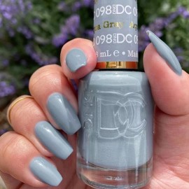 DND DC Match UV Gel + Nail Polish #098 Aqua Gray