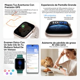 Reloj Inteligente Honor Watch 5 Amoled 1.85 con Gps Verde