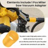 Miter Saw Vacuum Adapter Designed to Use 1-7/8" Vacuum Hose