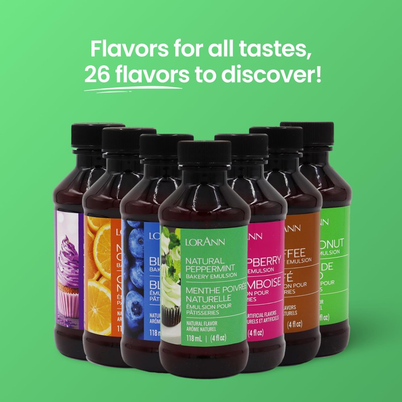 LorAnn Bakery Emulsions (Peppermint, 4 Fl Oz (Pack of 1))