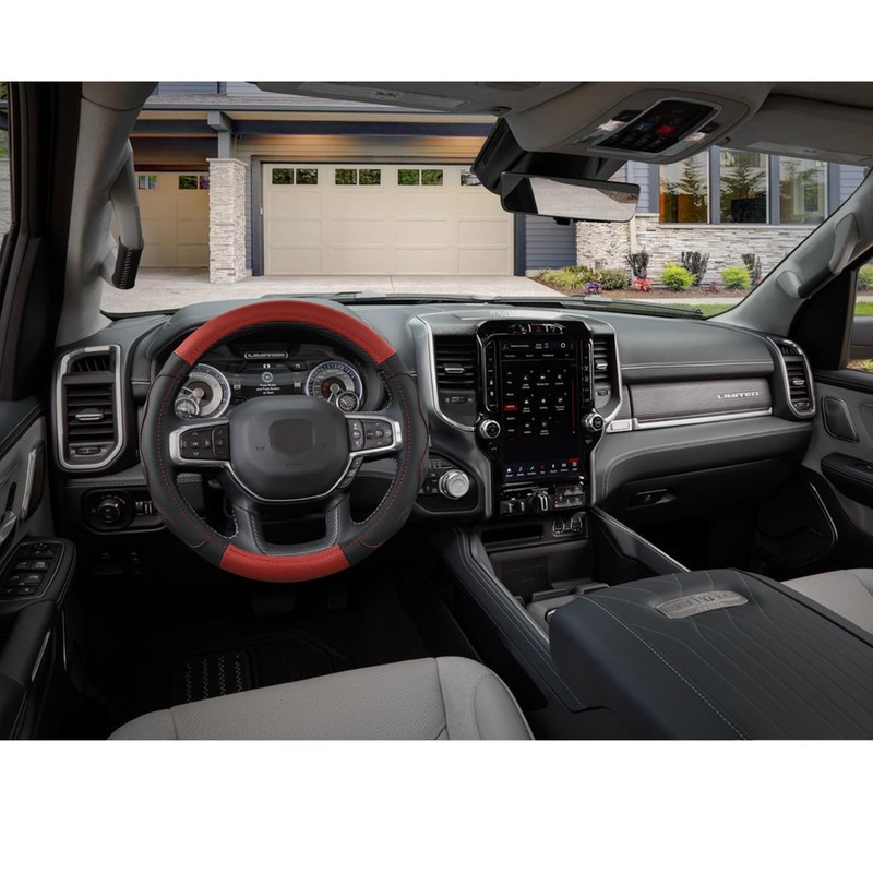 West Llama Customized Auto Car Steering Wheel Cover with 3D