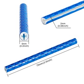 Enmoo Bike Spoke Reflector 6 Sets/72Pcs Bicycle Wheel Spoke Reflector Reflective Mount Clip Tube Warning Strip Waterproof Bicycle Spoke Reflectors