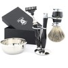 Haryali London 5 Pcs Shaving Set with 3 Edge Razor,