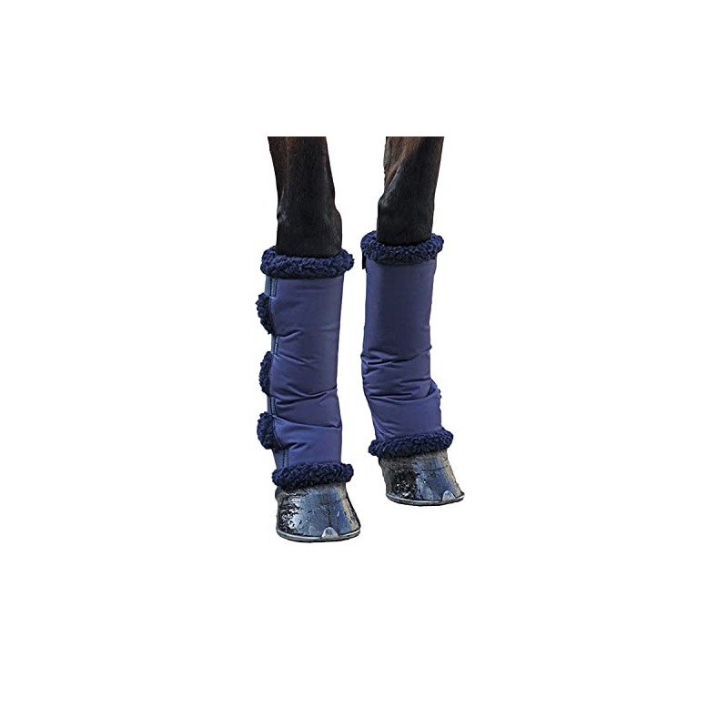 Shires Equestrian - Short, Fleece Lined, Travel Boots - Navy