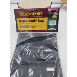 STANSPORT 869 NYLON STUFF BAG 14 X 21 BLACK WATER REPELLANT CAMPING STORAGE NEW