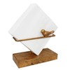 Cast Iron Classic Napkin Holder, Tabletop Freestanding Tissue Dispenser, Bronze