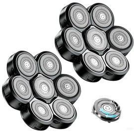 7 Head Shaver Replacement Heads for Freebird Bald Men