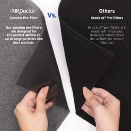 AIRDOCTOR AD3000 / AD3500 Fits both models Genuine Replacement Thin Pre-Filters Capture Larger Contaminants like Dust and Animal Hair (Pack of 3) | Made by AIRDOCTOR
