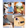 VINTELEIN Portable Handheld Personal Fan with USB-C & iOS Cables
