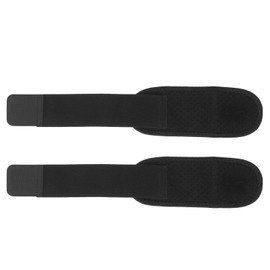 2Pcs Wrist Wraps Black Adjustable Breathable Elastic Skin Friendly Soft Wrist Compression Strap for Fitness Sports