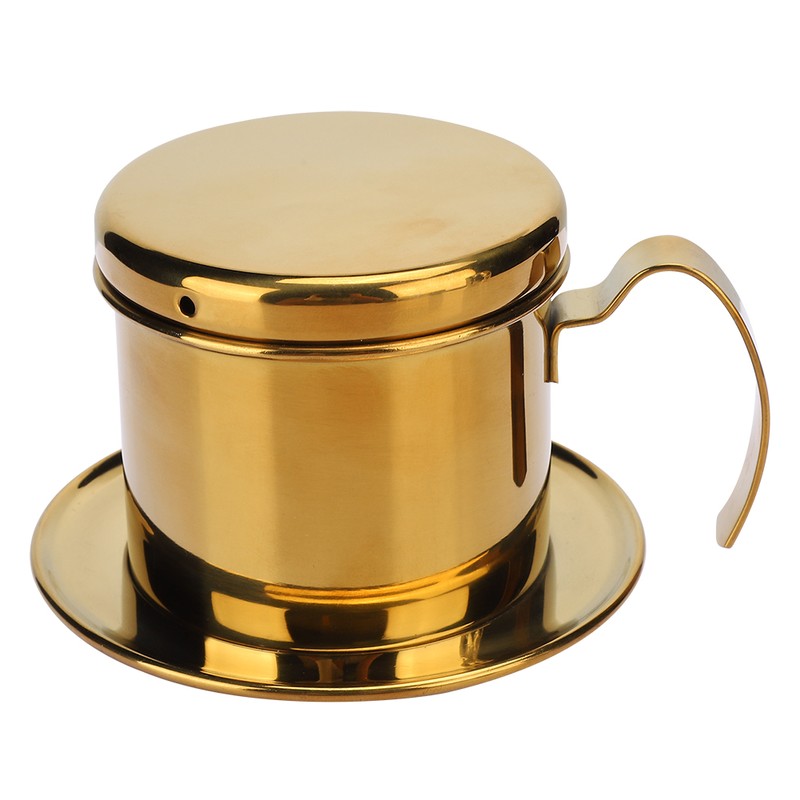 Stainless Steel Vietnamese Style Coffee Maker Pot Coffee Drip Brewer