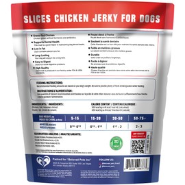 Beloved Pets Dog Treats Chicken Jerky 1.5 lb – Dog Food & High Protein Chews for Large, Medium & Small Breeds – Natural Healthy Training Snacks Strips – Human Grade Bulk Soft Pack – Made for USA