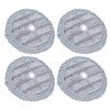 4PCS Fiber Mopping Pads High Strength Mop Cleaning Cloth Replacement