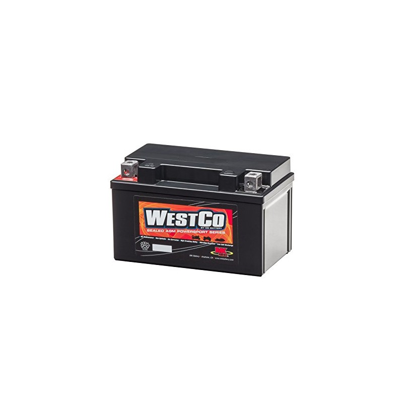 MK Battery WestCo 12V7A-BS Factory Activated Maintenance-Free Rechargeable Sealed Lead-Acid