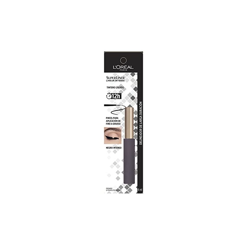 L´Oréal Paris Delineador líquido de ojos Lineur Intense Carbon Black,
