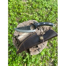 HUNTING HUNTS Hand Forged Viking Knife – Full Tang Chef Knife With Sheath – Butcher Meat Cleaver Kitchen Knife For Home, Outdoor, Camping And Christmas Gift