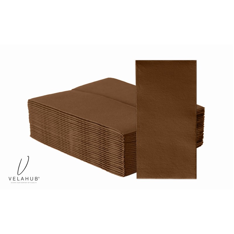 VelaHub Soft Point 50 Napkins, 1/8 Fold, High-Quality Disposable Napkins,