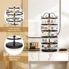 MODOWEY Rotating Earring Holder Organizer Stand, 5 Tier Metal Tree