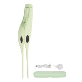 Ear Pick Tweezers Set USB Rechargeable LED Light Safe Professional Portable Ear Wax Cleaner Kit with Storage Box