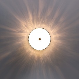 Crystal Farmhouse Drum Semi Flush Mount Close to Ceiling Light Fixture,Black Finish for Living Room Dining Room Bedroom Kitchen Island Hallway (Black, 12 Inch)