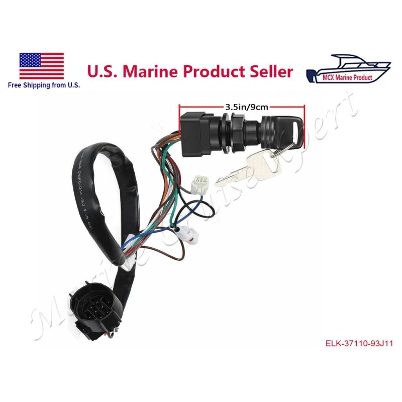 STX For Suzuki Outboard Ignition Key Switch DF150 DF175 DF200