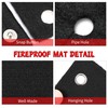 kaidun Welding Blanket Fireproof, 12'' x 12'' Opening Shape Heat