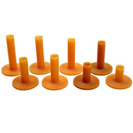 ZERONOWA Golf Tees Practice Rubber Golf Rubber Tees Lightweight Flexible Stability (Pack of 8)