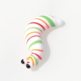 Crrezhai Mini Crystal Insect Glass Table Colorful Cute Figurines Hand Blown Decor Crystal Room Ornament Sculpture Women Gift