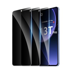 AYWLPP Privacy Screen Protector for Xiaomi 13T Pro/13T 5G, Shatterproof Tempered Glass Accessories, Anti Spy Tempered Glass Film, Case Friendly Ultra Resistant 9H Hardness Anti-Glare HD Black -3 Pack