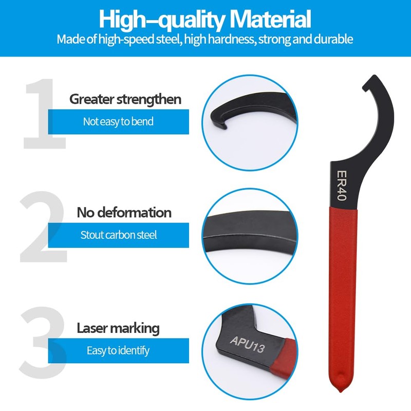 Mdvora Mdvora Coilover Spanner Wrench Set, 4pcs, Alloy Steel, Rubber