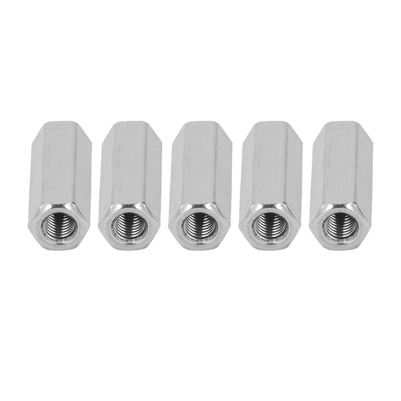 Pack of 5 Long Rod Nuts M10 x 1.5 Internal
