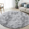 Sour Lemon Living Room Rugs, 80 x 80 cm, Grey