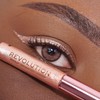 Makeup Revolution, Super Flick Liquid Eyeliner, Highly Pigmented, Rose Gold,