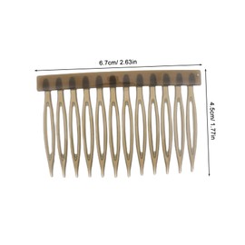 Mikinona Professional Barber Comb Set Detangler for Straightening Hair 5pcs Technology Hair Combs Antislip Design Bang Fixation