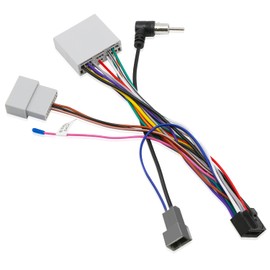 Fiegromech Radio Stereo Wiring Harness Replacement for Honda CRV 2007-2011 and Honda Civic 2008-2011 No AMP,16 Pin ISO Car Radio Power Speaker Cable with Antenna Adapter