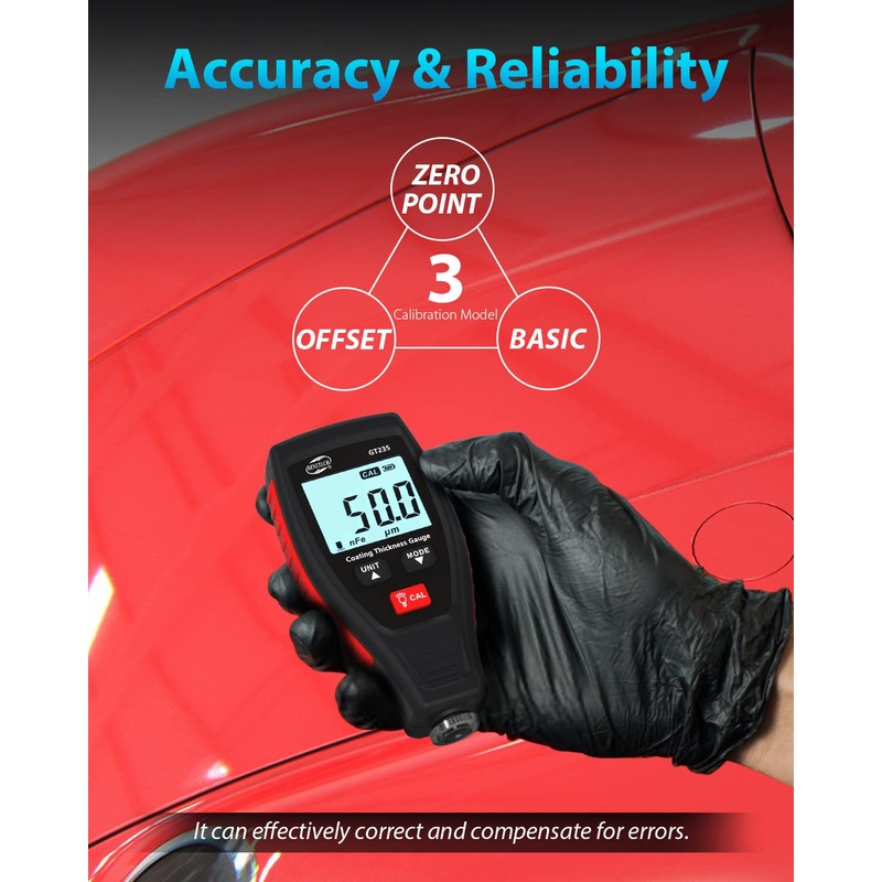 Benetech GT235 Paint Coating Thickness Meter, Digita Film Coating Thickness