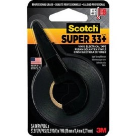 Scotch (24)-Scotch Super 33+ 3/4 In. x 12.5 Yd. Vinyl Electrical Tape W/Dispenser 10414