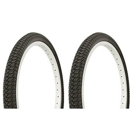 Lowrider Tire Set. 2 Tires. Two Tires Duro 20" x 1.75" Black/Black Side Wall.Bike Tires, Bike Tires, Bicycle Tires, BMX Bike Tires,Chopper Bike Tires