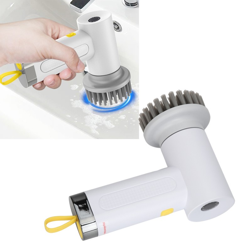 Electronic Cleaning Scrubber Rechargeable Cordless Multi Functional Electronic Handheld Cleaning