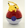 Pokémon- Pikachu Radiowecker mit Beleuchtung, einzigartig, 811354, gelb, 12 x