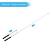 PATIKIL 1.2M/4Feet Telescopic Handheld Flagpoles, 4Pcs Retractable Teachers Pointer Stick