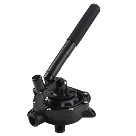 NovelBee 720GPH Manual Bilge Pump,Boat Self Priming Hand Pump with Aluminium Handle,Diaphragm Hand Bilge for Boat Yacht Waste Transfer