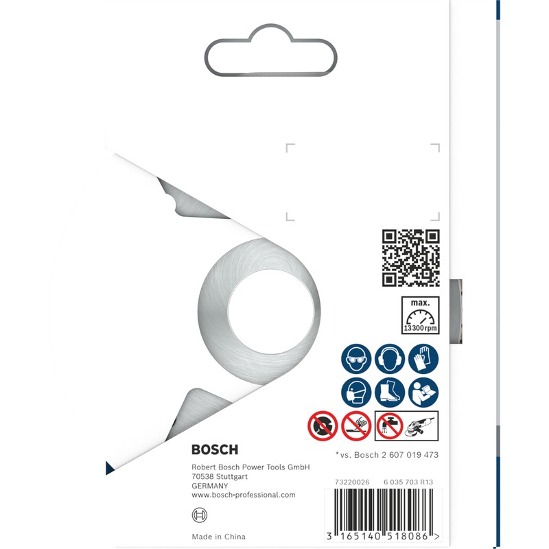 Bosch 1x PRO Ceramic Extra Clean Turbo Diamond Cutting Disc