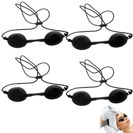 FYHJNC 4 Pcs Sunbed Goggles Protection Eye Safety Glasses tanning Goggles Eye Protection Glasses Sun Bed Eye Protection Eye Patch Eyewear Protection for Sunbed Beauty Sunglasses