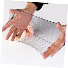 OHPHCALL 100pcs Nylon Hair Nets Invisible Elastic Hairnets Hair Net Elastics Comfortable for