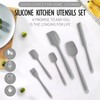 Permanent Warranty Silicone Spatula Set of 6 Heat Resistant 600