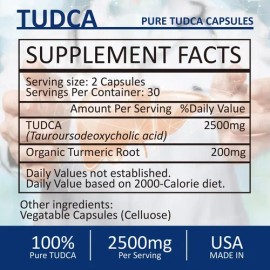 Rimtuku 2500 Mg Tudca Suplemento Detox De Sales Biliares