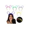 20 Pza De Diadema Neon Glow Orejas Mickey Cyalume 200