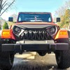 Allinoneparts Front Shark Grille Compatible with Jeep Wrangler Rubicon Sahara