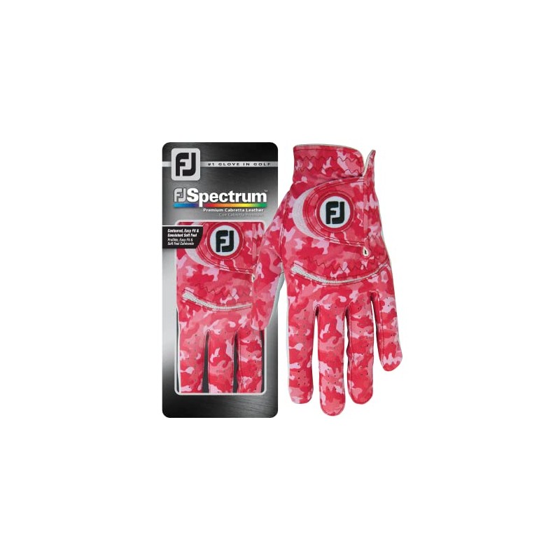 FootJoy Spectrum LLH Red Camo Golf Glove, M-L (65800)